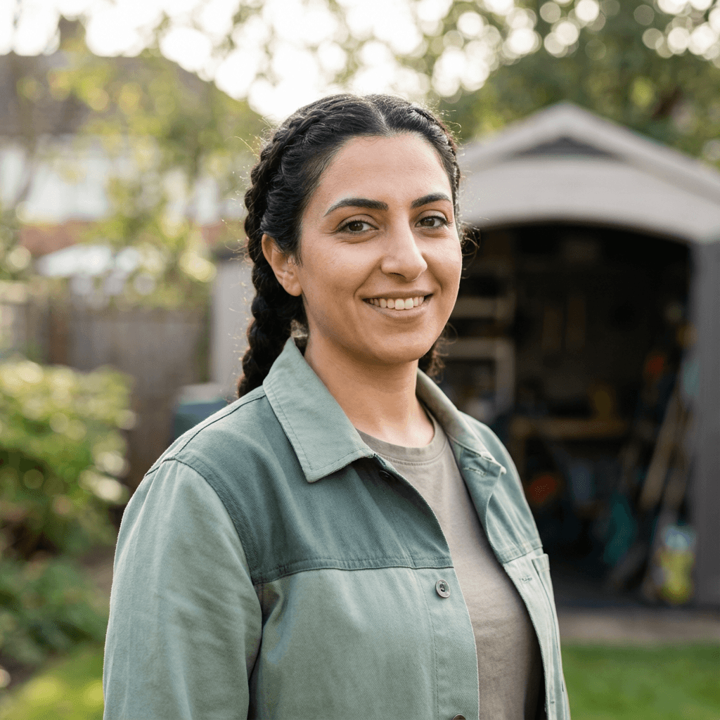 Sarah Mitchell, happy homeowner in Leslieville